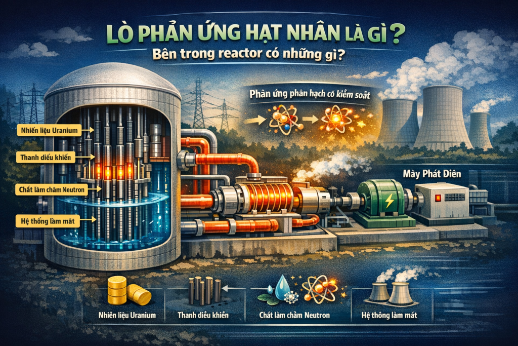 Lò phản ứng hạt nhân là gì