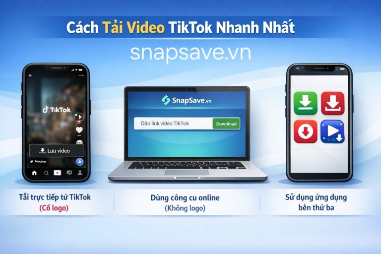 Cách Tải Video TikTok Nhanh Và Dễ Nhất (Đầy Đủ Mọi Cách)