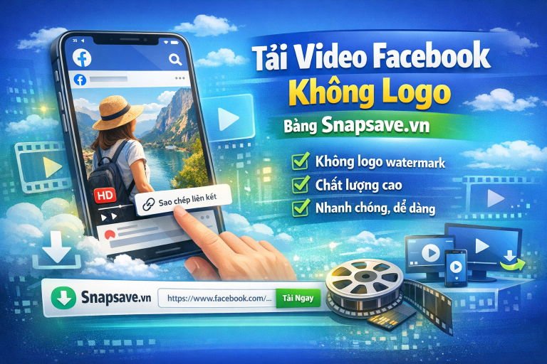Cách Tải Video Facebook Không Logo Bằng Snapsave.vn Nhanh Và Dễ