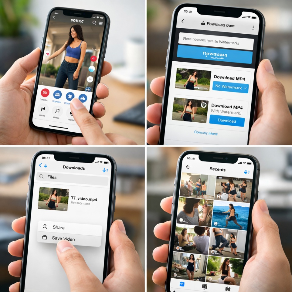 Cách tải video TikTok trên iPhone
