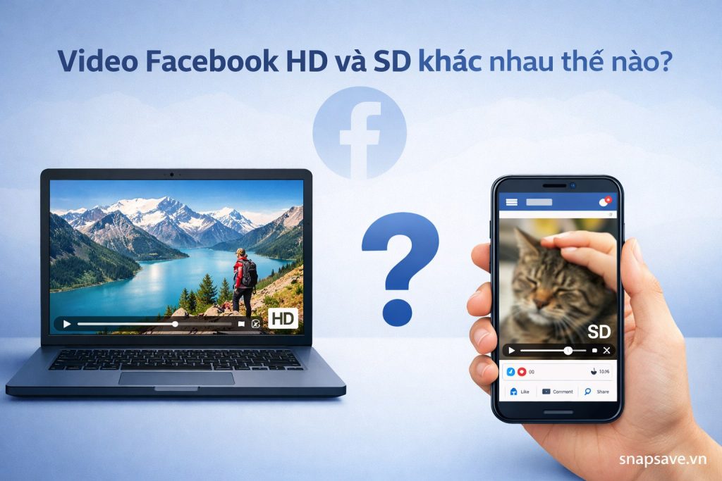 Video Facebook HD và SD