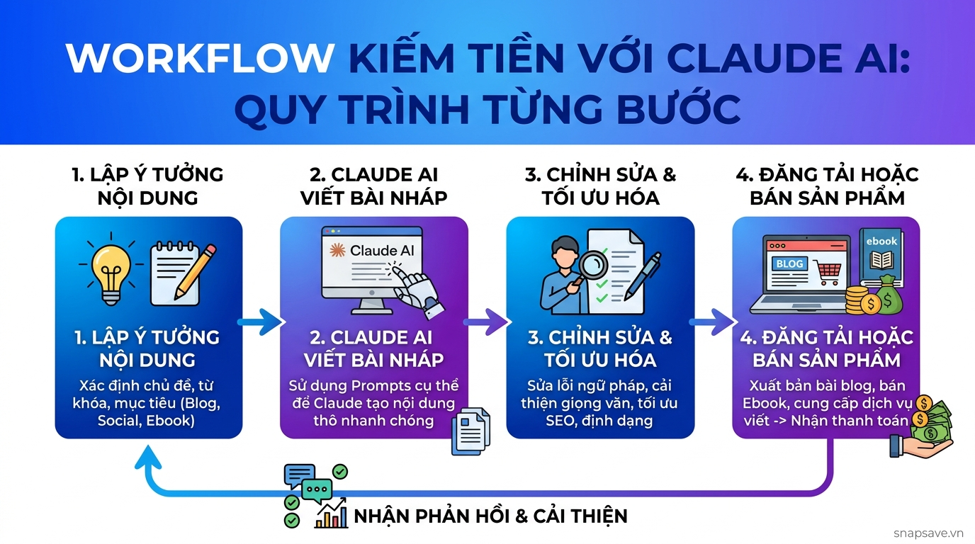 Kiếm tiền với CLAUDE AI