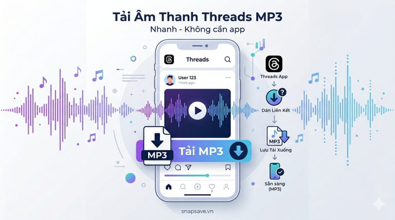 Cách tải voice và âm thanh Threads sang MP3